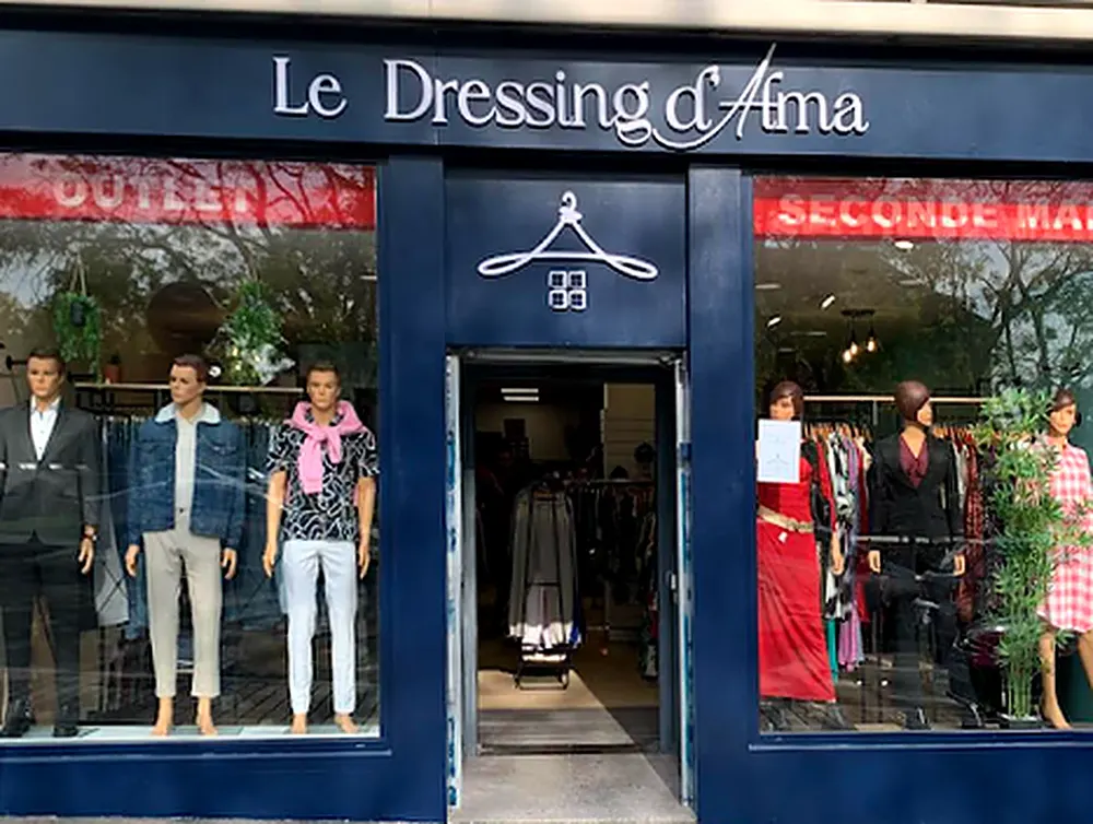 La devanture du Dressing d'Alma à Saint-Lô