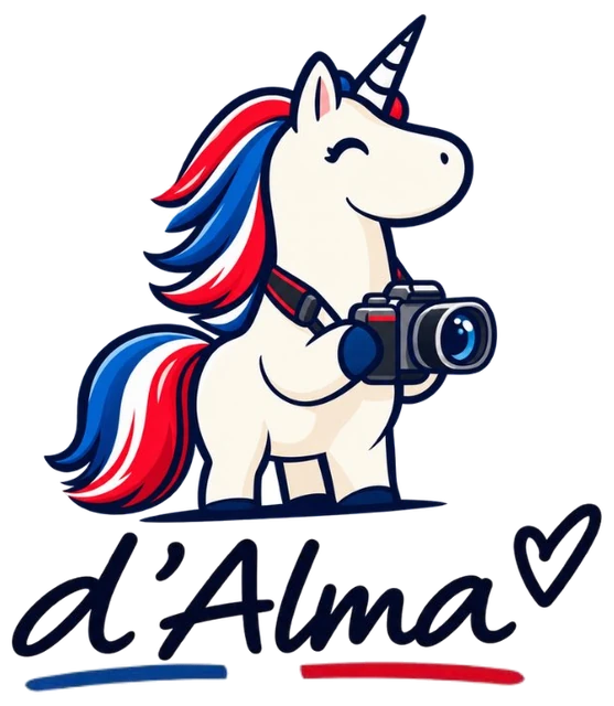 Licorne photographe avec son appareil