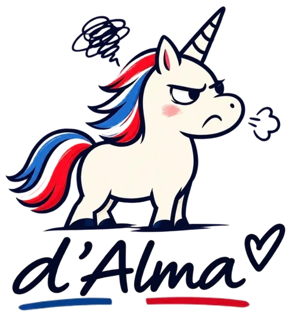Licorne grincheuse aux sourcils froncés