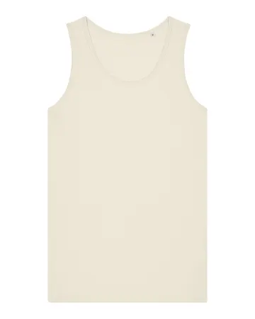 Le débardeur homme en beige naturel, avec une licorne d'Alma