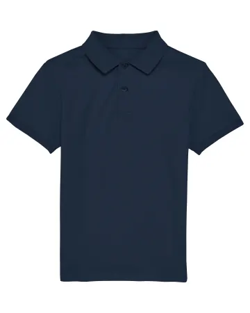 Le polo enfant en bleu marine, avec une licorne d'Alma
