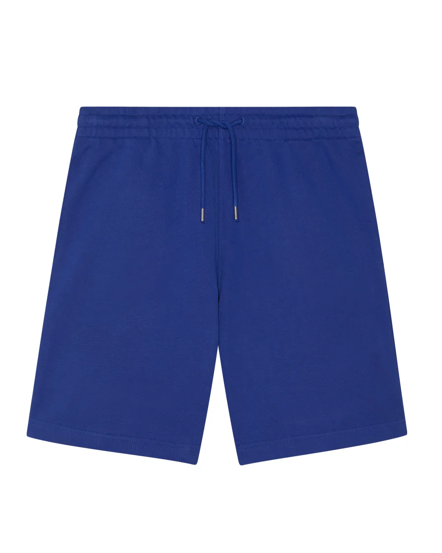 Le short de jogging ample en bleu de travail, avec une licorne d'Alma brodée ou en transfert DTF