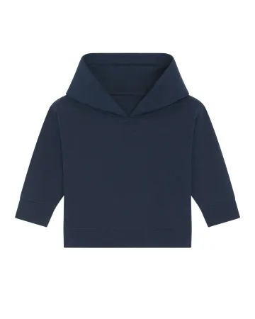 Le sweat à capuche bébé en bleu marine, avec une licorne d'Alma