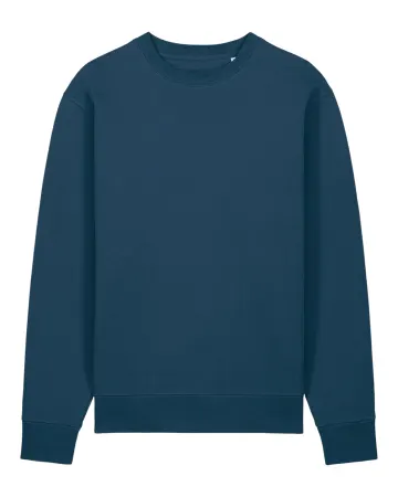 Le sweat col rond en bleu canard, avec une licorne d'Alma
