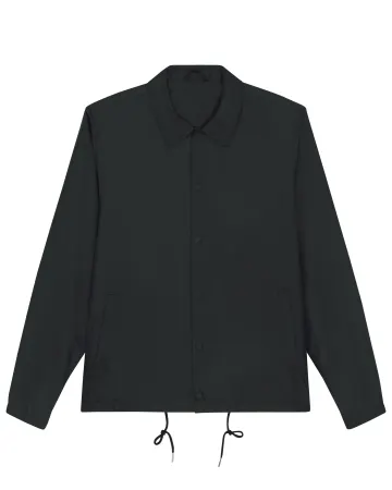 La veste coach en noir, avec une licorne d'Alma