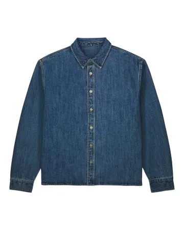 La veste en jean en jean moyen, avec une licorne d'Alma