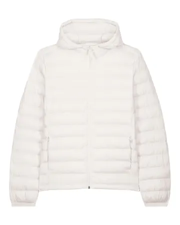 La veste matelassée homme en blanc cassé, avec une licorne d'Alma